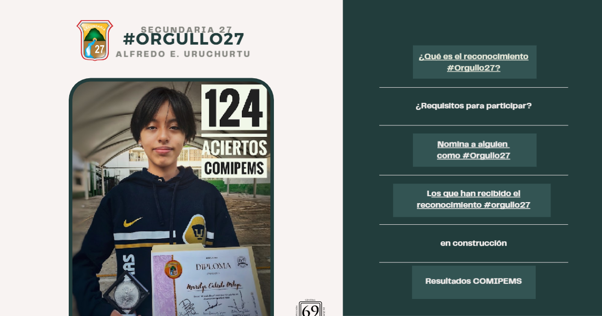 Escuela Secundaria Diurna 27 Alfredo E Uruchurtu